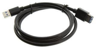 USB CABLE, 3.0 A PLUG-A RCPT, 3.3FT 68789-0035