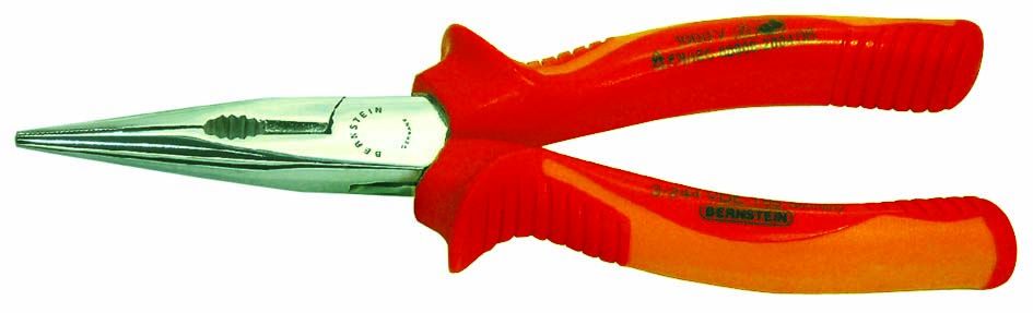 Telephone pliers, 205 mm, with wire cutter, bicoloured VDE safety insulation 3-245 VDE