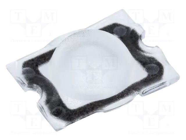 LED lens; rectangular; plexiglass PMMA; transparent; 92÷135° LEDIL CA11253