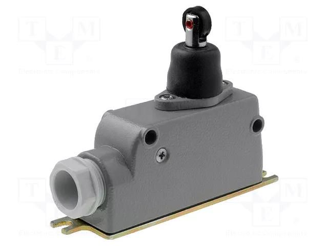 Limit switch; transversal plastic roller; SPDT; 6A; max.400VAC PROMET LM-10K
