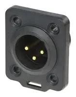 CHASSIS CONNECTOR MALE 3POLE TOP NC3MDX-TOP