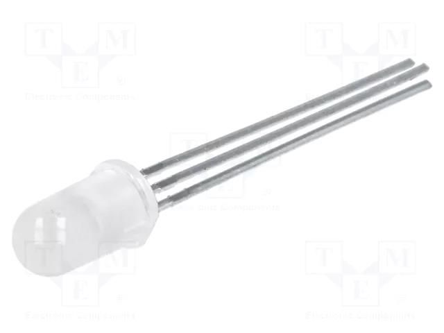 LED; red/green; 5mm; 65°; Front: convex; 1.9÷2.6/2.2÷3VDC BROADCOM (AVAGO) HLMP-4000