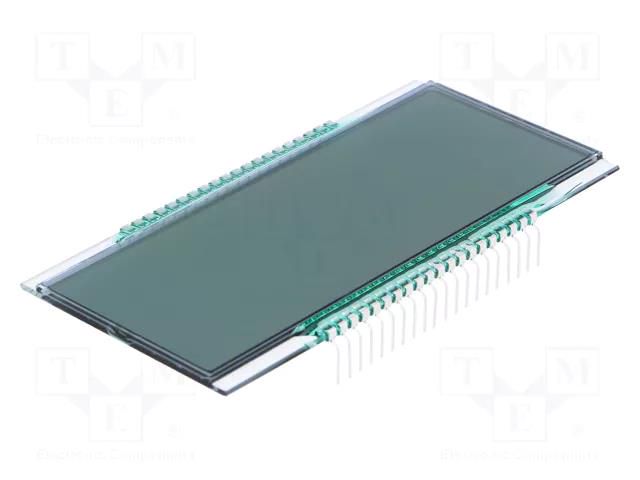 Display: LCD; 7-segment; STN Positive; No.of dig: 4.5; Char: 20.5mm DISPLAY ELEKTRONIK DE160-RS-20/7.5