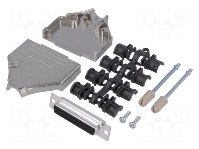 Connector: D-Sub; PIN: 25; plug; female; straight; soldering MH CONNECTORS MHDTZK25-DB25S-K