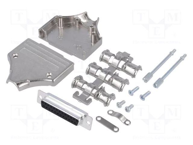 Connector: D-Sub; PIN: 25; plug; female; straight; soldering MH CONNECTORS MHDM25-DB25S-K