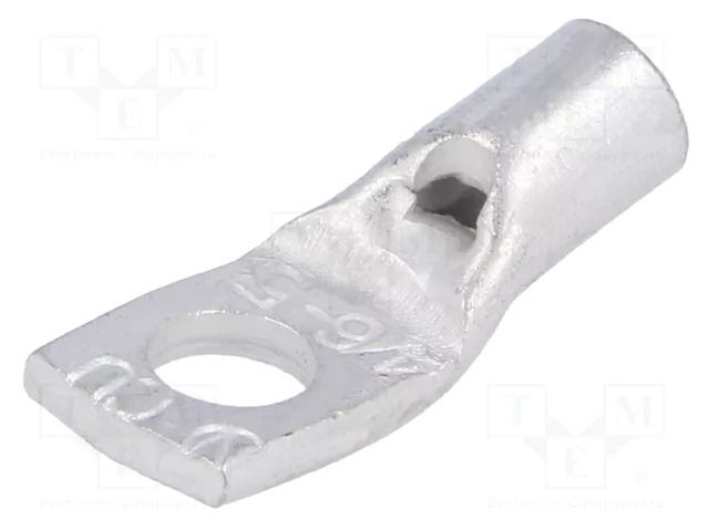 Tip: ring tube; M5; 6mm2; crimped; for cable; tinned; L: 23mm; copper OUNEVA VA01-0033