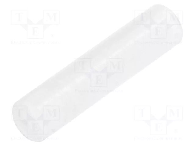 Spacer sleeve; LED; Øout: 4mm; ØLED: 3mm; L: 19mm; natural; UL94V-2 FIX&FASTEN FIX-LEDS-19