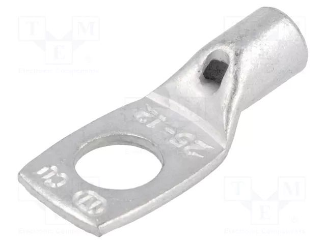Tip: ring tube; M12; 25mm2; crimped; for cable; tinned; L: 46mm OUNEVA VA01-0116