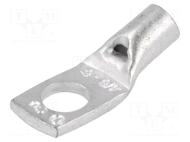 Tip: ring tube; M6; 6mm2; crimped; for cable; tinned; L: 25mm; copper OUNEVA VA01-0034