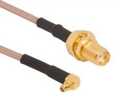 CBL ASSY, SMA BLKHD JACK-MMCX R/A PLUG 245106-01-06.00