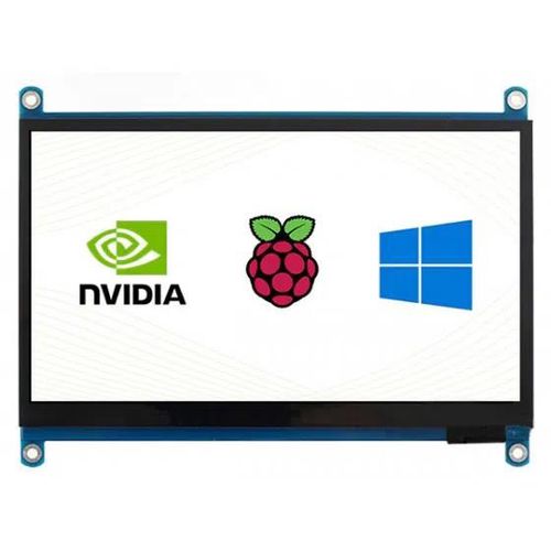 Touch screen H - capacitive LCD IPS 7'' V4.1 1024x600px HDMI + USB for Raspberry Pi 4B/3B+/3B/Zero - Waveshare 14628 WSR-11935 5904422340537