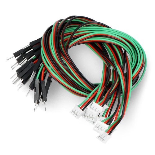 Gravity - set of digital connection wires - male plug PH2.0 - 30cm - 10pcs. - DFRobot FIT0896 DFR-21234 6959420922017