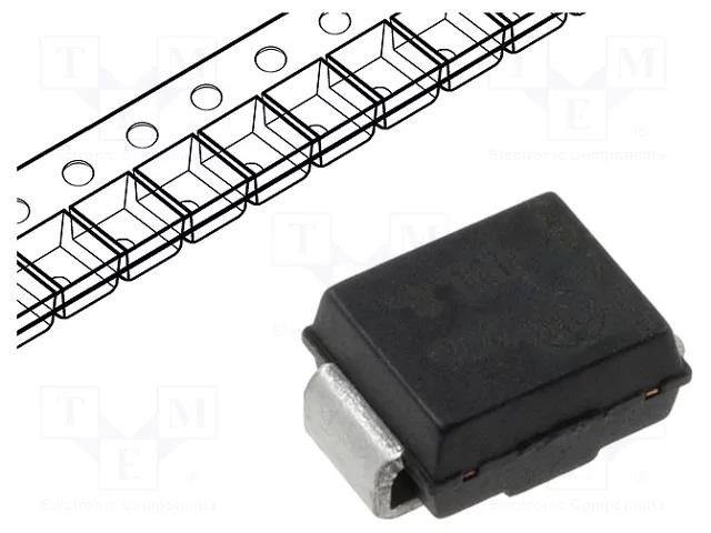 Diode: Schottky rectifying; SMB; SMD; 30V; 1A; reel,tape ONSEMI MBRS130LT3G