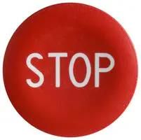 SWITCH CAP, RED, PUSH BUTTON ZBA434