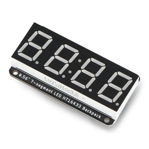 Adafruit 0.56" 4-Digit 7-Segment Display with I2C Backpack - Red - STEMMA QT / qwiic ADA-21079