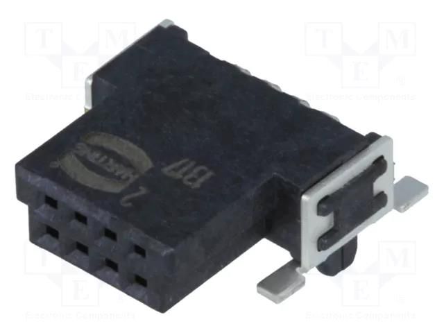 Connector: PCB to PCB; socket; female; PIN: 8; har-flex®; 150VAC HARTING 15250082601333
