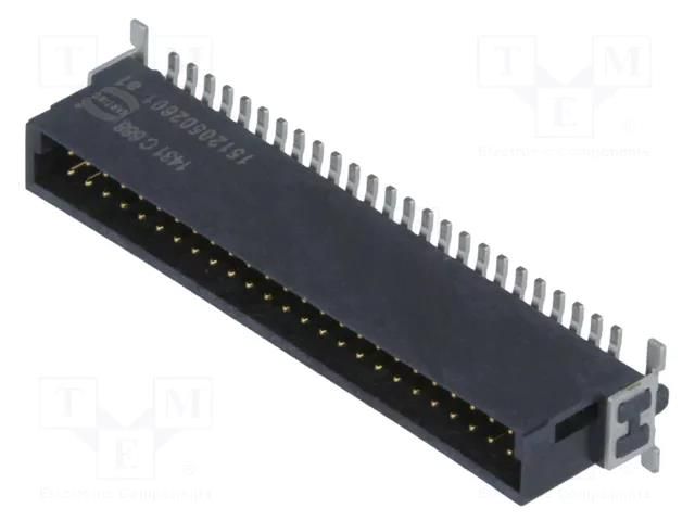 Connector: PCB-cable/PCB; socket; male; PIN: 50; har-flex®; 150VAC HARTING 15120502601333