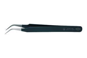 TWEEZER, ANTI-MAGNETIC, CURVE/POINT, SS 92 38 75 ESD