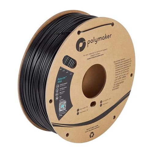 Filament Polymaker PolyLite ASA 1,75mm 1kg - Black PLM-22719 6938936709947