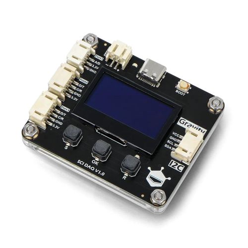Gravity - SCI DAQ Module - data acquisition module with display - I2C - DFRobot DFR0999 DFR-22836 6959420923229