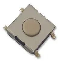 TACTILE SW, SPST-NO, 0.05A, 24VDC, SMD B3FS-1012P