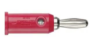 CONN, BANANA, PLUG, 15A, SCREW, RED 1325-02
