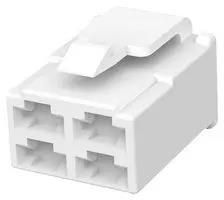 CONNECTOR HOUSING, RCPT, 4POS, 9MM 172134-1