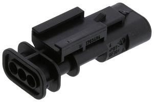 AUTOMOTIVE HOUSING, PLUG, 3POS, 25A 1-1703494-1