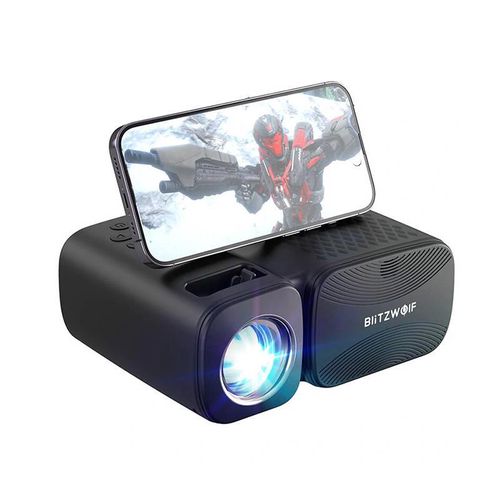 BlitzWolf BW-V3 Mini LED beamer / projector, Wi-Fi + Bluetooth (black), BlitzWolf BW-V3 Mini