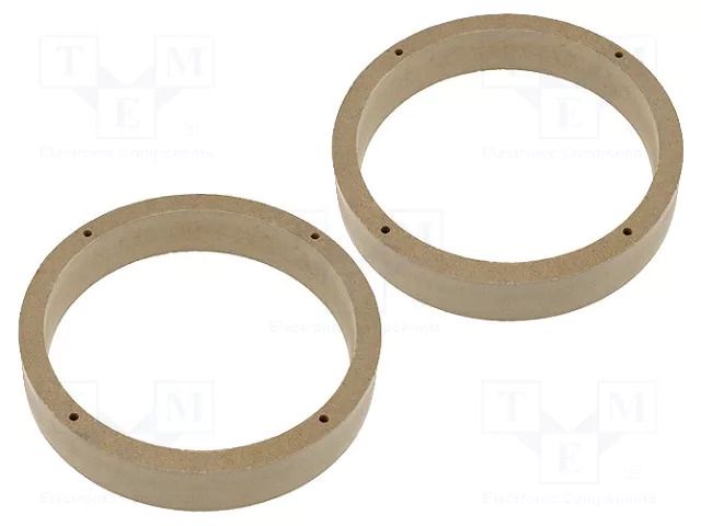 Spacer ring; MDF; 165mm; Chevrolet,Daewoo; impregnated,varnished 4CARMEDIA MDF-D.25