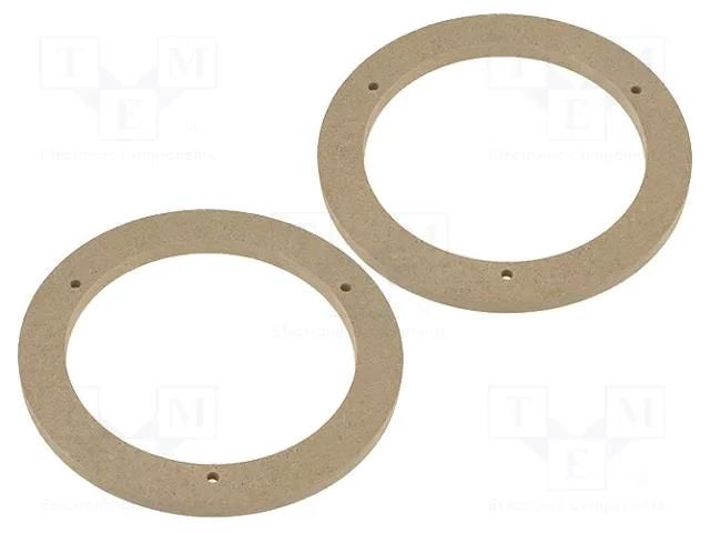 Spacer ring; MDF; 165mm; Nissan; impregnated,varnished; 2pcs. 4CARMEDIA MDF-D.26