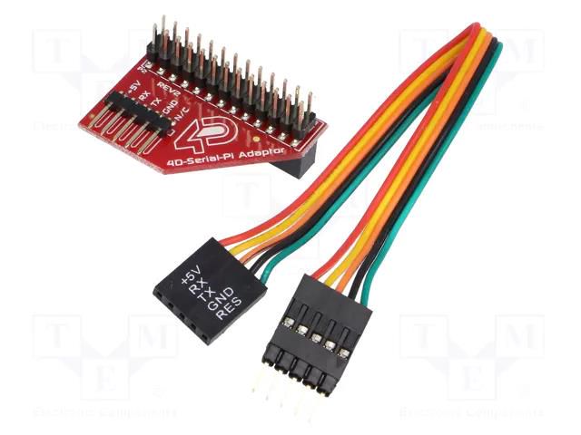 Adapter; connection cable,header strips; PIN: 20 4D Systems SERIAL-PI-ADAPTOR