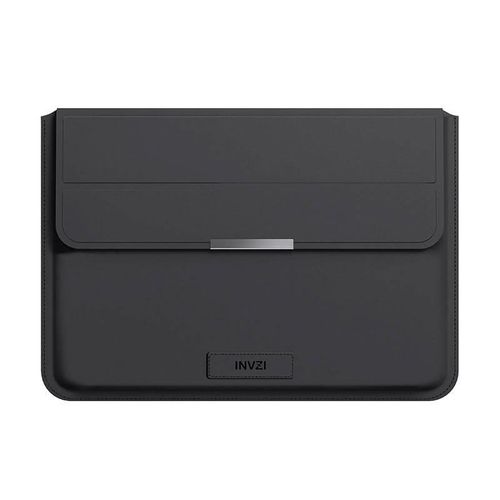 INVZI Leather Case / Cover with Stand Function for MacBook Pro/Air 13"/14" (Black), INVZI CA119