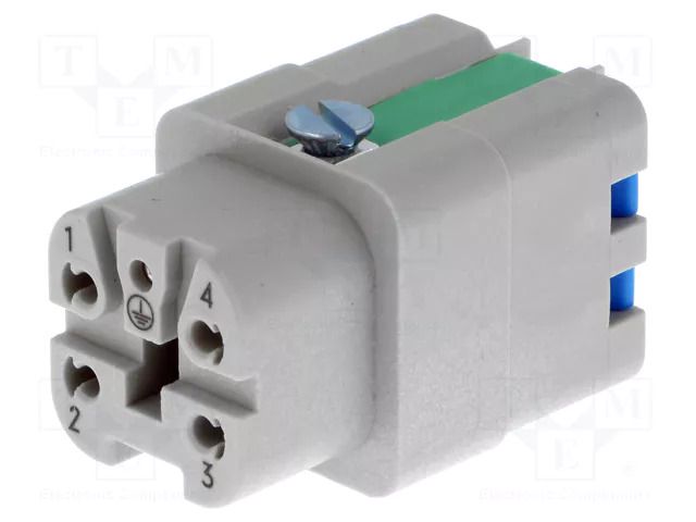 Connector: HDC; contact insert; female; 10A; 250V; Han® A; PIN: 5 HARTING 09200042733