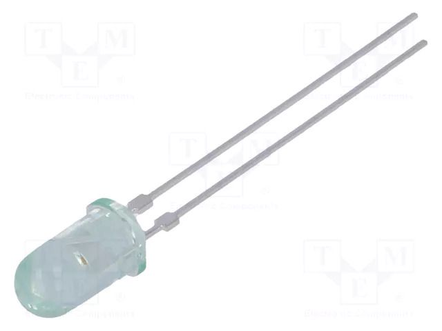 LED; green; 5mm; 111.7÷265mcd; 24°; Front: convex; 1.5÷3VDC BROADCOM (AVAGO) HLMP-3950