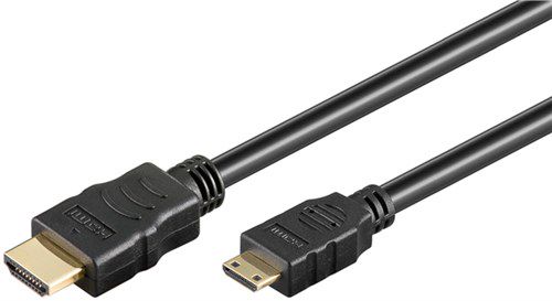 mini High Speed HDMI™ Cable with Ethernet, 5 m, black - 4K/30Hz 31934