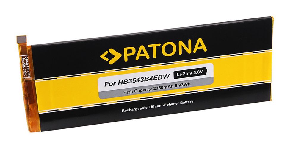 PATONA Battery f. Huawei Ascend P7, L09, L00, L10, L05, L11, HB3543B4EBW, PATONA 3198 4055655191234