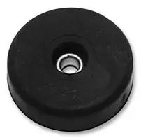 Rubber Foot with Metal Washer - 1 1/2" Diameter x 3/8" Thickness F1687.