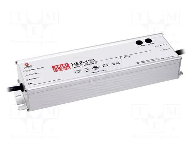 Power supply: switching; for building in,modular; 150W; 15VDC MEAN WELL HEP-150-15A