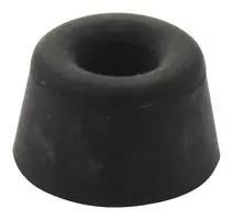 FEET, RUBBER, 16X9.5MM, PK100, BLACK 3094BLACK