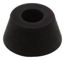 FEET, RUBBER, 3MM, 19MM, PK100 3100BLACK