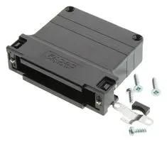 D-SUB BACKSHELL, DC, 180DEG, ABS/PC 173111-0027