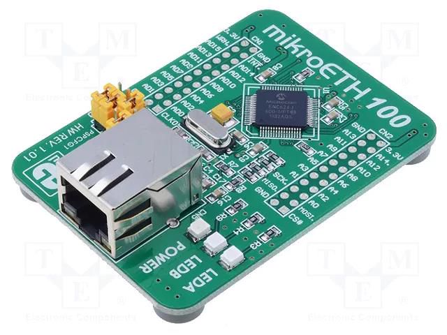 Expansion board; Comp: ENC624J600; prototype board MIKROE MIKROE-605