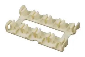 TPA RETAINER, 8POS, POLYESTER, WHITE 43980-1002