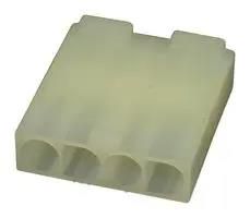 PLUG HOUSING, 4POS, NYLON 6.6, NATURAL 19-09-2046