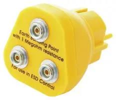 BONDING PLUG, EURO, 3STUD, 1MOHM MC0700017