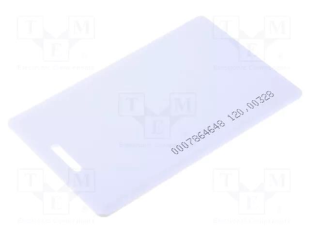 RFiD Card; 125kHz; white MIKROE MIKROE-779