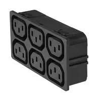 PWR ENTRY CONNECTOR, RCPT, 10A, QC 3-103-872