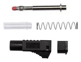 CONN, PLUG, 45A, 1KV, BLACK BU-3261410-0