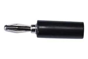 CONN, BANANA PLUG, 15A, BLACK BU-00243-0